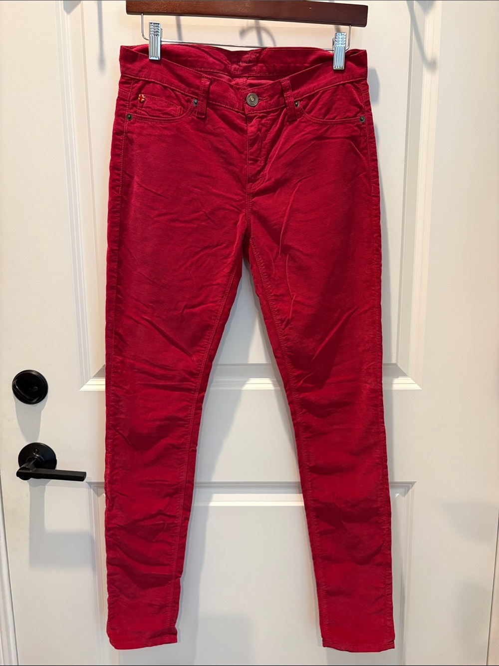 Hudson Red Corduroy Pants - Size 26